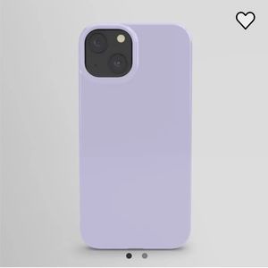 NWOT Solid Light Lilac iPhone12 Case by Society 6, Minimal By Tafida